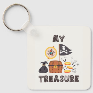 Pirate's Treasure Chest Keychain