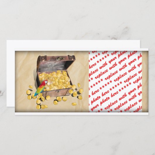 Pirate's Treasure Chest on Crinkle Paper (Front/Back)