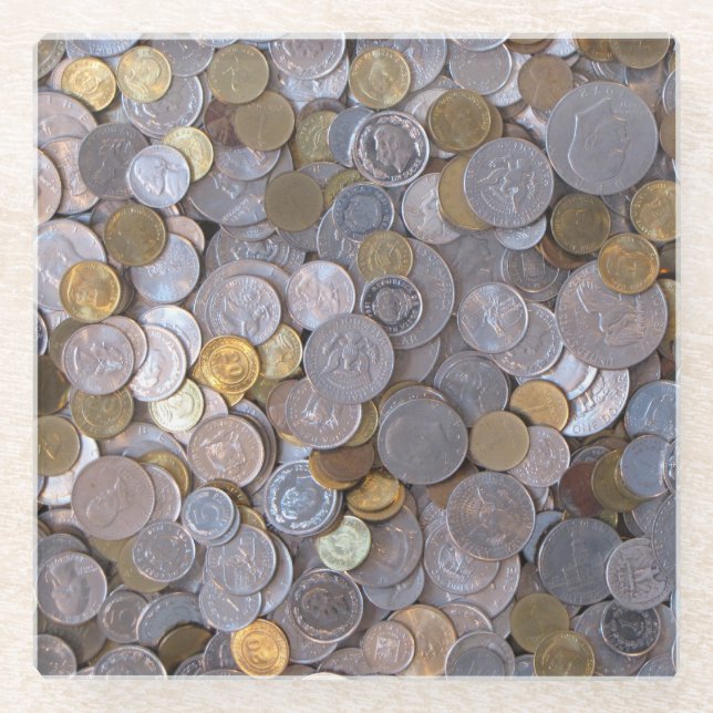 Pirates Treasure Glass Coaster (Front)