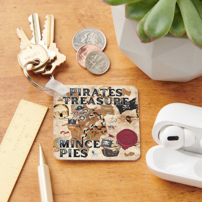 Pirates Treasure - Mince Pies Keychain (Desk)
