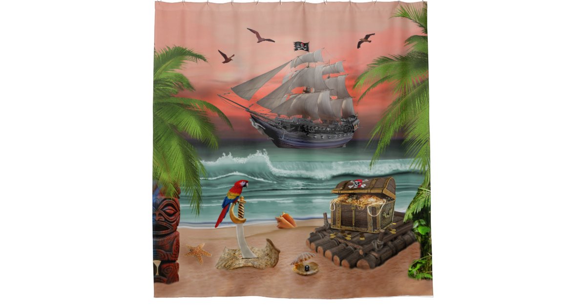 Pirate Shower Curtain 