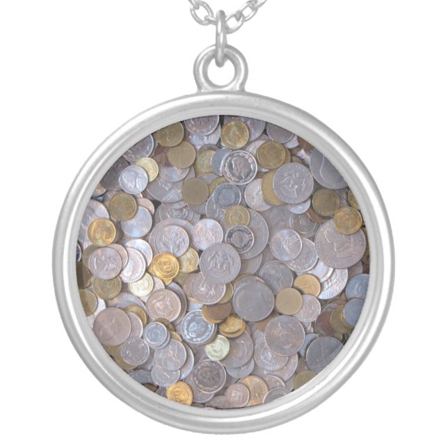 Pirates Treasure Silver Plated Necklace (Front)