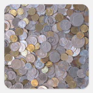 Pirates Treasure Square Sticker