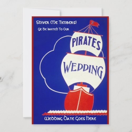 Pirates Wedding Invitation