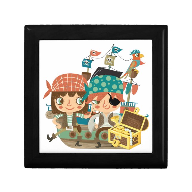 Pirates With Treasure Jewelry Box (Front)