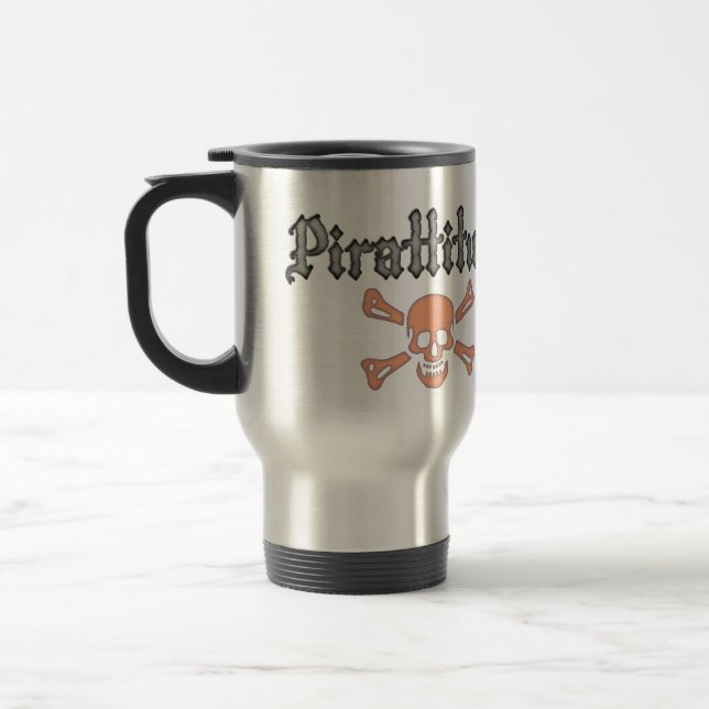 Pirattitude Right-Handed Travel Mug (Left)