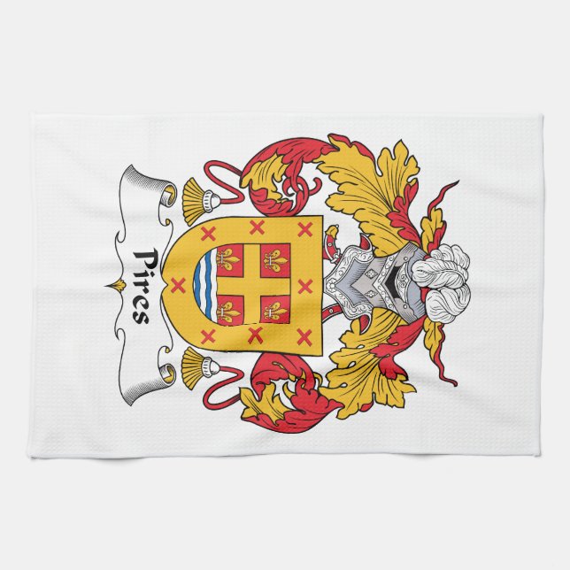 Pires Family Crest Towel (Horizontal)