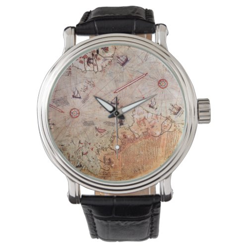 piri reis ancient map history mystery vintage Anta Watch