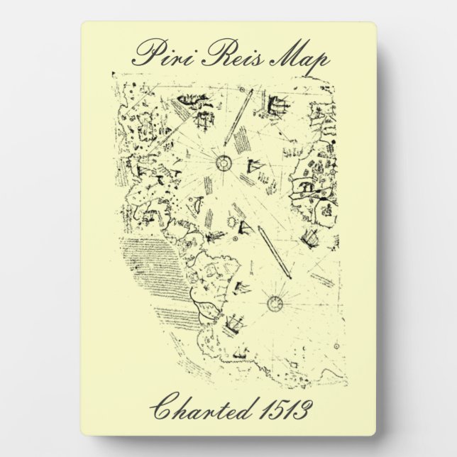 Piri Reis Map Plaque (Front)