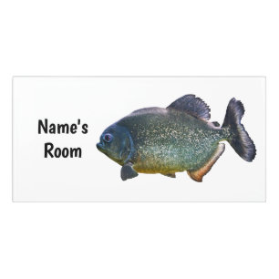 Pirnanha Room Name Plate Door Sign