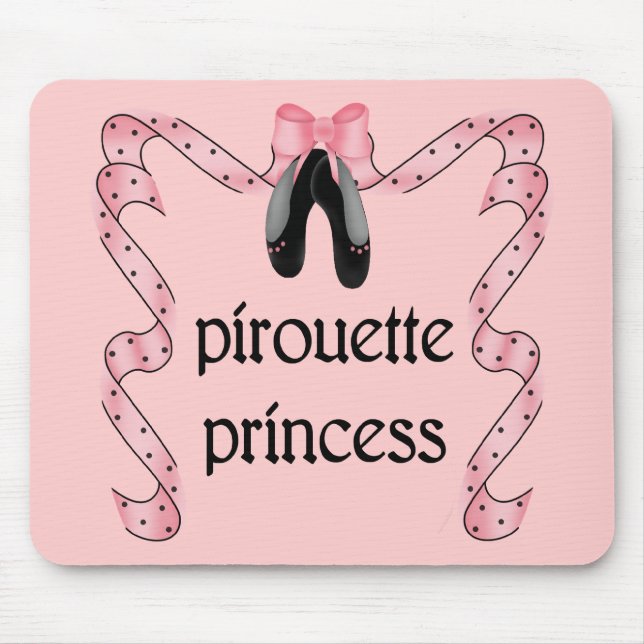 Pirouette Princess mousepad (Front)