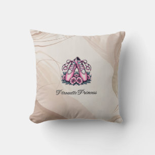 Pirouette Princess Throw Pillow