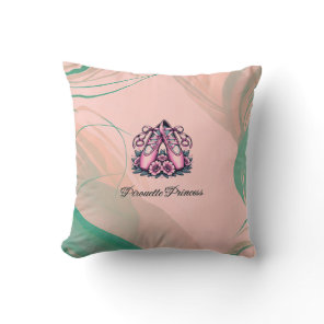 Pirouette Princess Throw Pillow