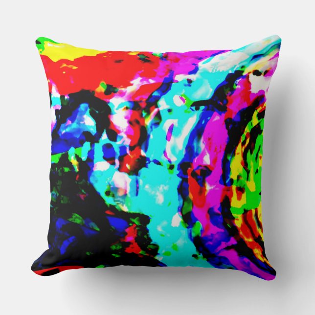 Pirt Doog: The Beholder's Eye Throw Pillow (Front)