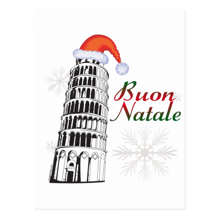 Pisa Buon Natale Post Card