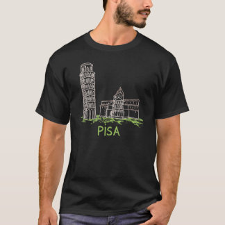 Pisa City Italy souvenir for men women T-Shirt