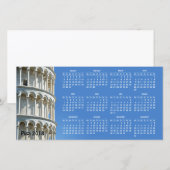 Pisa, Italy 2018 calendar (Front/Back)