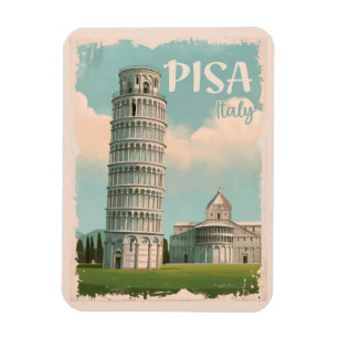 Pisa Italy - Leaning Tower, Piazza dei Miracoli Magnet