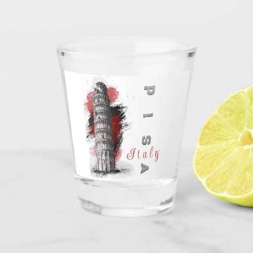 Pisa Leaning Tower Souvenir Shot Glass