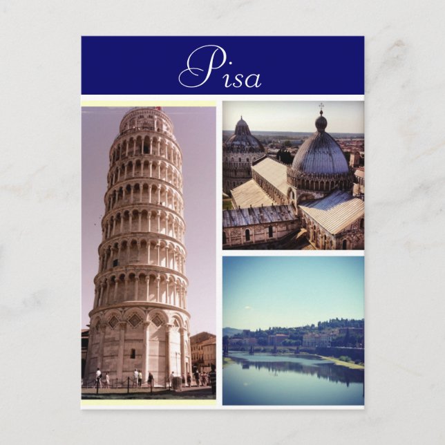 Pisa Scenes Postcard (Front)