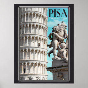 Pisa - The Leaning Tower Poster