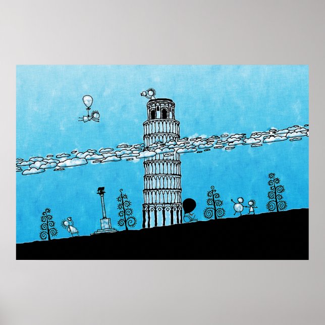 Pisa Tower Poster (Front)