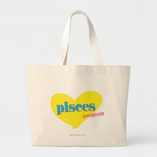 Pisces 3 large tote bag