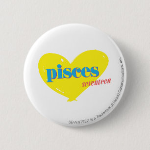 Pisces 3 pinback button