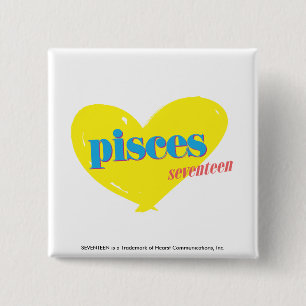 Pisces 3 pinback button