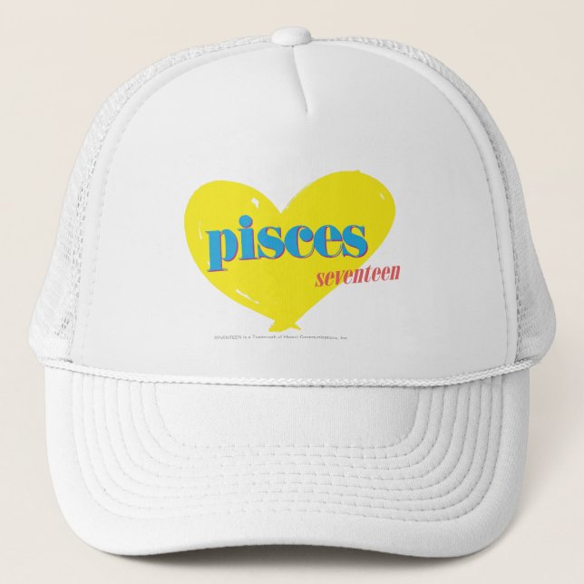 Pisces 3 trucker hat (Front)