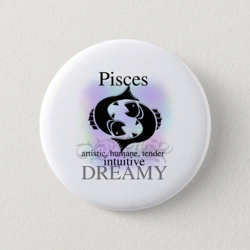 Pisces About You Button