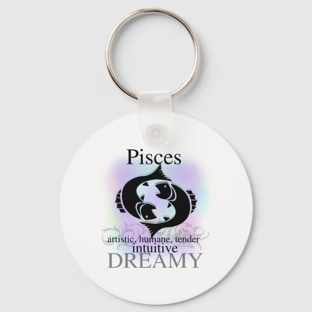 Pisces About You Keychain (Front)