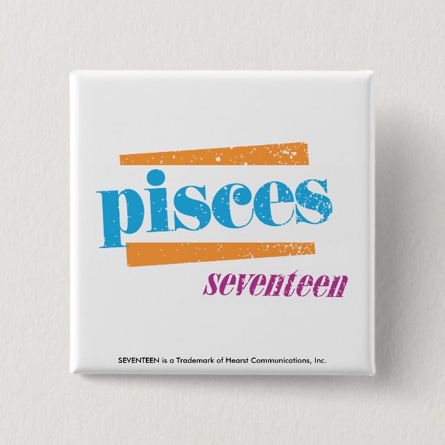 Pisces Aqua Button (Front)