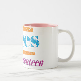 Pisces Aqua Two-Tone Coffee Mug