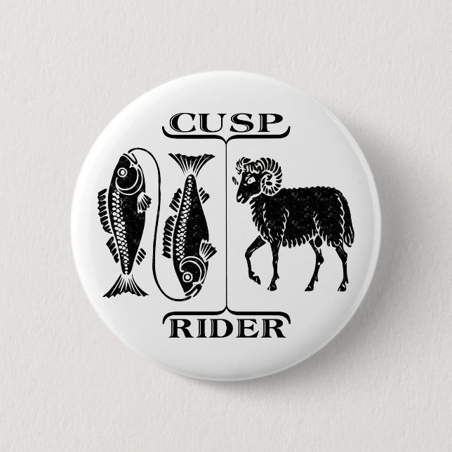 Pisces/Aries Pinback Button (Front)