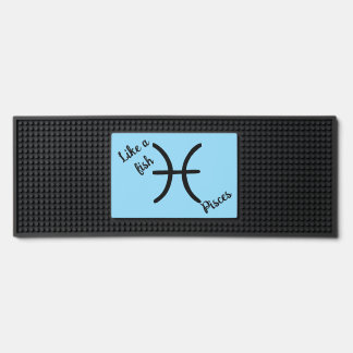 Pisces Astrological Bar Mat