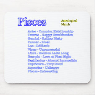 Pisces Astrological Match The MUSEUM Zazzle Gifts Mouse Pad