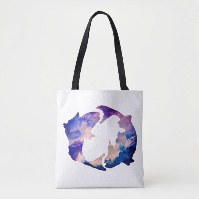 Pisces Astrology  Sign Tote Bag (Front)