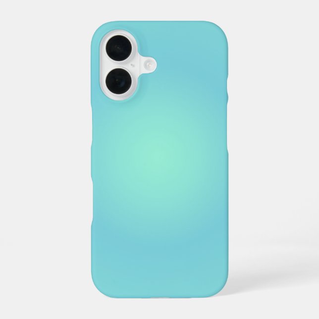 Pisces Aura Gradient Zodiac, Green Gradient Iphone Case (Back)