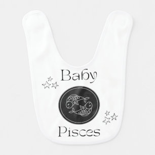 Pisces Baby Bib Zodiac