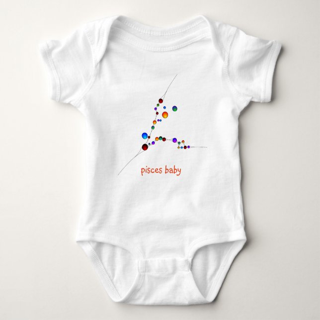 Pisces Baby Bodysuit (Front)