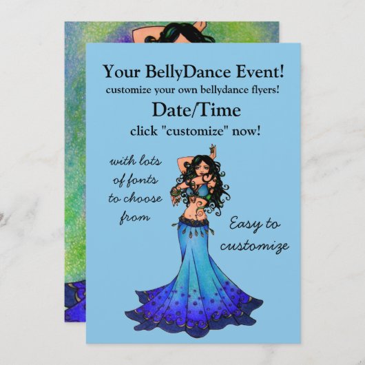 Pisces Belly Dancer (Front/Back)