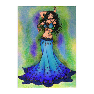 Pisces belly Dancer Astrology Sign Belly Dancing Acrylic Print