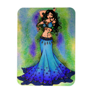 Pisces belly Dancer Astrology Sign Belly Dancing Magnet
