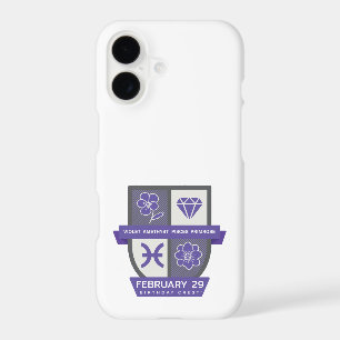 Pisces Birthday Crest™ for February 19-29 iPhone 17 Case
