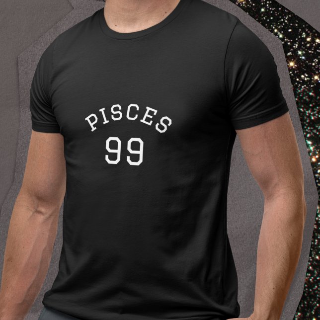 Pisces | Black Birthday T-Shirt (Creator Uploaded)