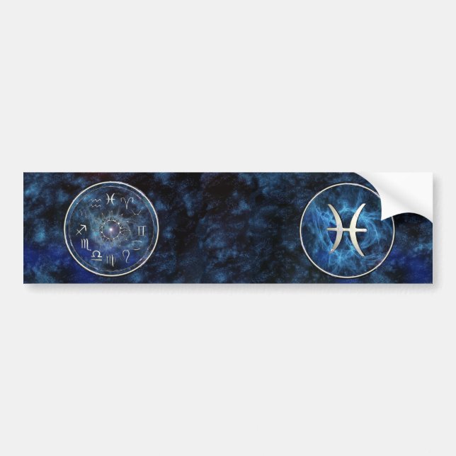 Pisces Bumper Sticker (Front)