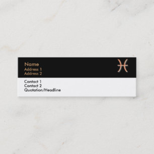 Pisces Business Card