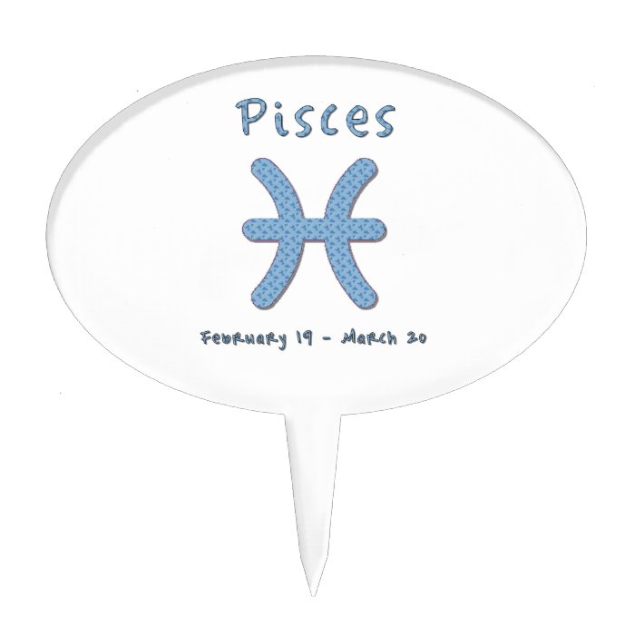 Pisces Cake Toppers