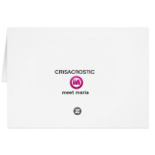 PISCES CARD (Back Horizontal)